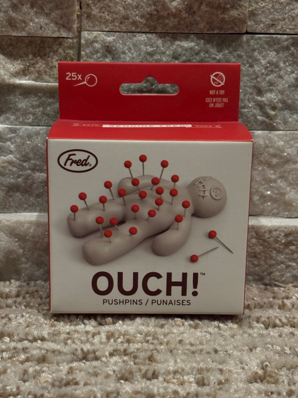 Fred Voodoo Doll Pushpin Holder